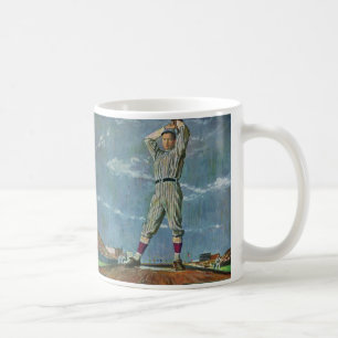 Mug Sports vintages Baseball, Pitcher dans le jeu de b