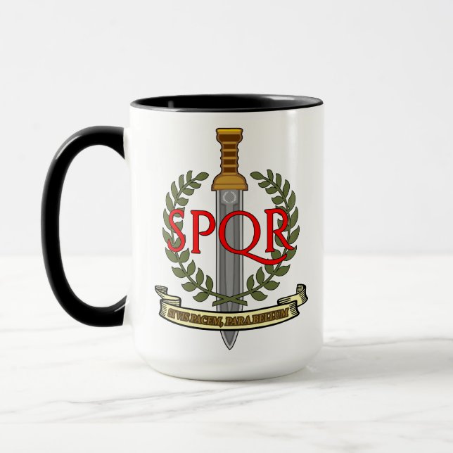 Mug SPQR Gladius - Senatus Populusque Romanus  (Gauche)