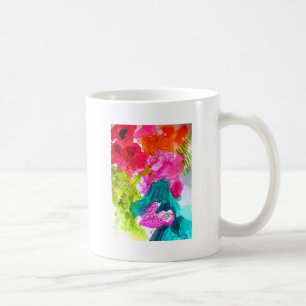 Mug Spring Flowers watercolour abstract