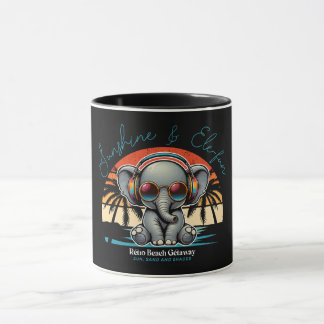 Mug Spring Sunshine and Ele-fun Retro Beach Getaway