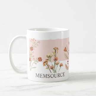 Mug Spring Time Flower Nom personnel Thé