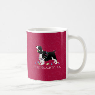 Mug Springer Spaniel Design de Noël