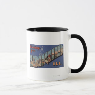 Mug Springfield, l'Illinois - grandes scènes de lettre