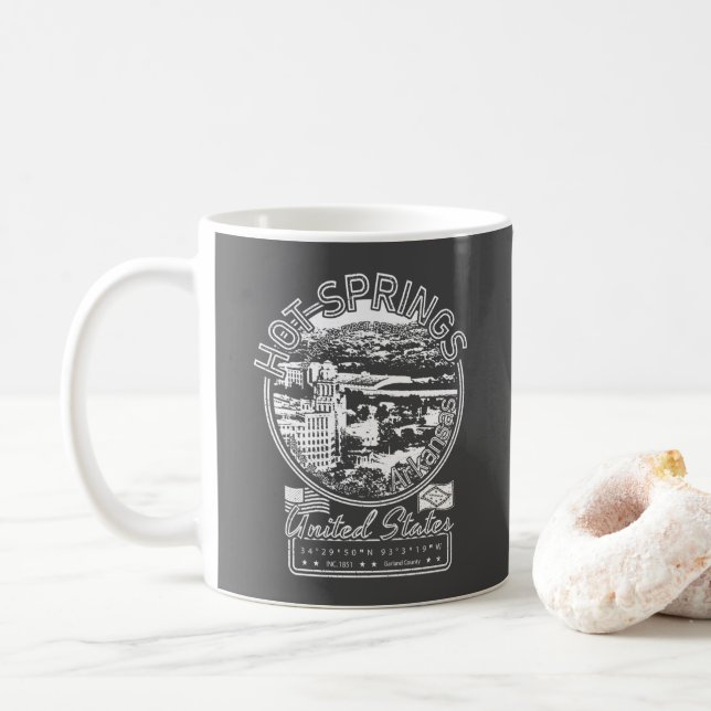 MUG SPRINGS CHAUDS ARKANSAS - VILLE DES SPRINGS CHAUDS (Avec donut)