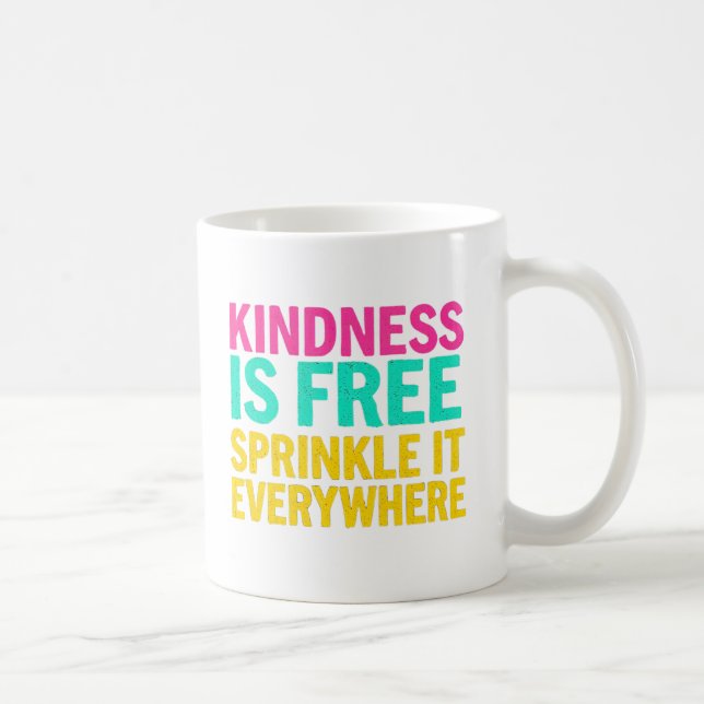 Mug Sprinter la gentillesse : Citation inspirante (Droite)