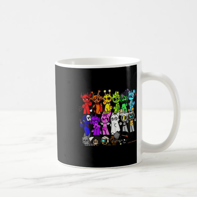 Mug Sprunky Happy Halloween Funbot Jevin Simon Pinki O (Droite)