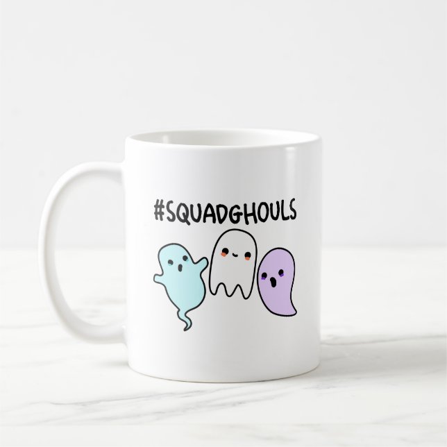 Mug Squad Ghouls Drôle Jeu d'Halloween (Gauche)