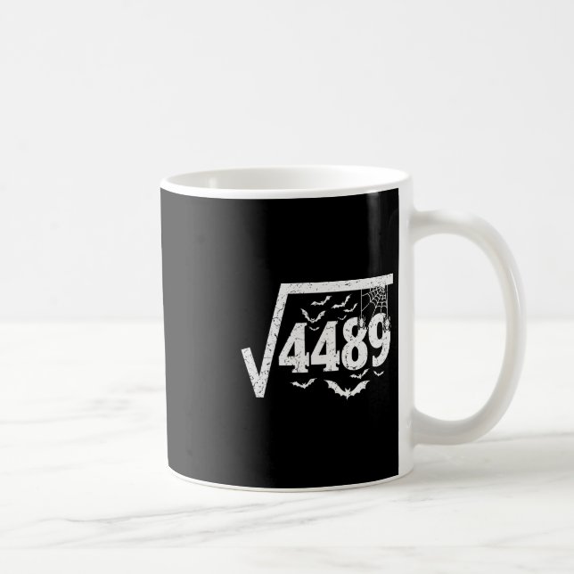 Mug Square Root 4489 Funny Halloween Meme 67 Math Teac (Droite)