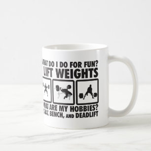 Mug Squat, Banc, Deadlift - Motivation