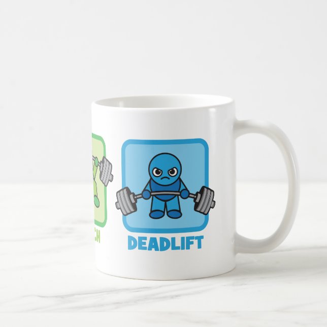 Mug Squat, Banch Press, Deadlifter - Kawaii Powerlifte (Droite)