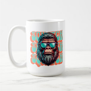 Mug Squatch Rétro Vintage Style Comic Pop Art