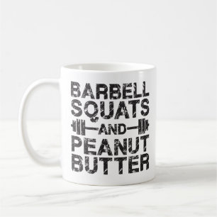 Mug Squats et beurre d'arachide - Motivation de la con