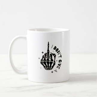 Mug Squelette à doigt moyen