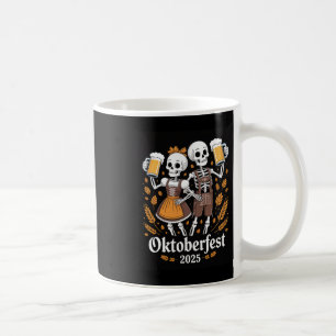 Mug Squelette allemand Halloween Lederhosen Funny 2025
