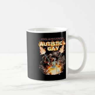 Mug Squelette autiste et gay maudit mème d'autisme