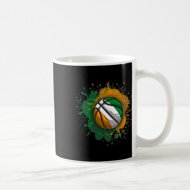 Mug Squelette avec le drapeau de la Côte d'Ivoire  (Droite)