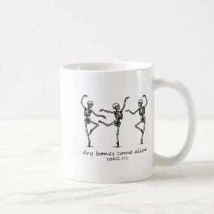 Mug Squelette dansant Os secs reprennent vie Christian