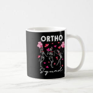 Mug Squelette de danse Ortho Squad Valentines orthopéd