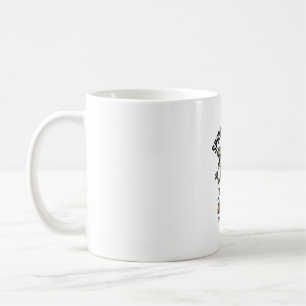 Mug Squelette de dinosaure Halloween Vintage Trick Rid