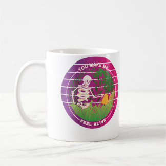 Mug Squelette de femme Jardinage Humoristique Squelett