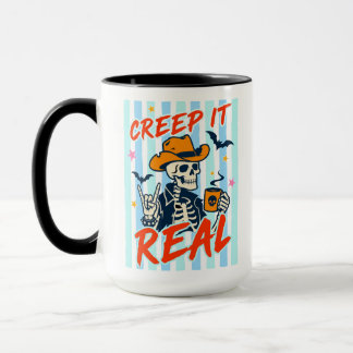 Mug Squelette de Halloween Creep It Real