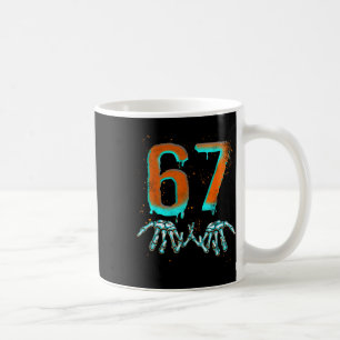 Mug Squelette de Halloween drôle 67 Meme 