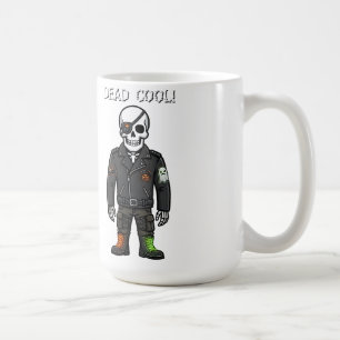 Mug Squelette de motard super cool Halloween