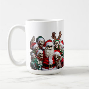Mug Squelette de Noël du Père Noël en groupe – 3D fest