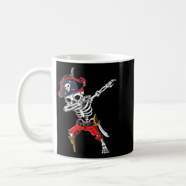 Mug Squelette de pirate Dabbing (Gauche)