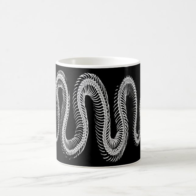 Mug Squelette de serpent glissant (Centre)