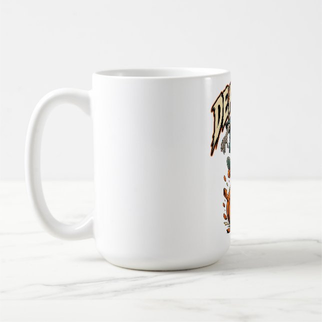 Mug Squelette de skateboarding Dead Cool (Gauche)