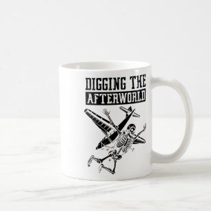 Mug Squelette de surf en parachutisme - Sky Skydi en p