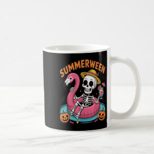 Mug Squelette éffrayant D'Été En Attente De Hallow