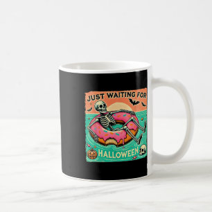 Mug Squelette éffrayant D'Été En Attente De Hallow