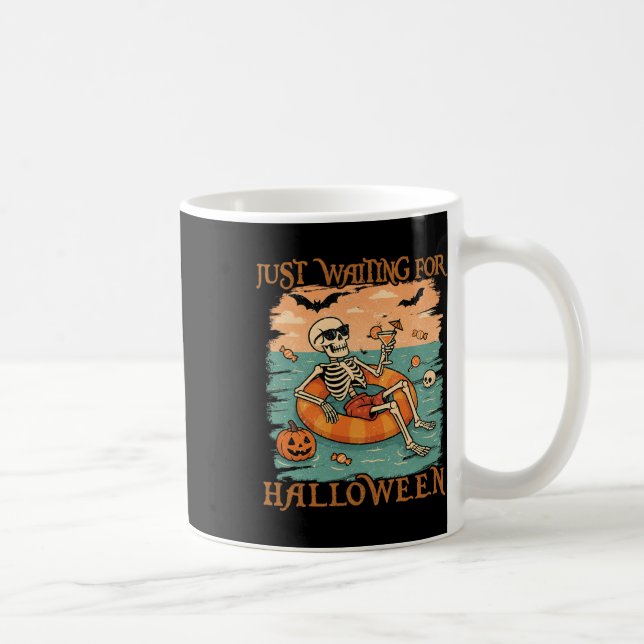 Mug Squelette Été éffrayant En Attente D'Halloween (Droite)