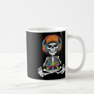 Mug Squelette jeu vidéo Halloween jeu gamer garçons mo