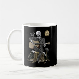 Mug Squelette jouant de la guitare acoustique Fantasti