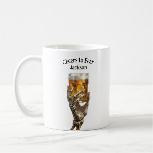 Mug Squelette Lifting main de la bière verre Halloween