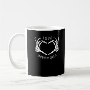 Mug Squelette Mains Coeur Drôle & Classique