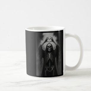 Mug Squelette Mains Signe de Coeur Visage Effrayant Dr