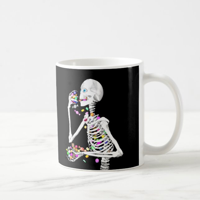 Mug Squelette Manger Halloween Candy (Droite)