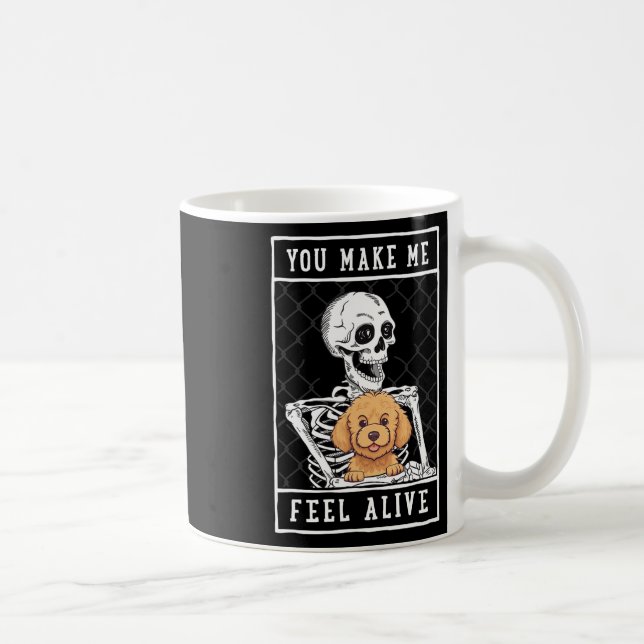 Mug Squelette que vous faites sentir Halloween moi viv (Droite)