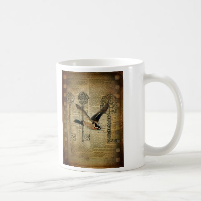 Mug squelette rustique clés western country mallard du (Droite)
