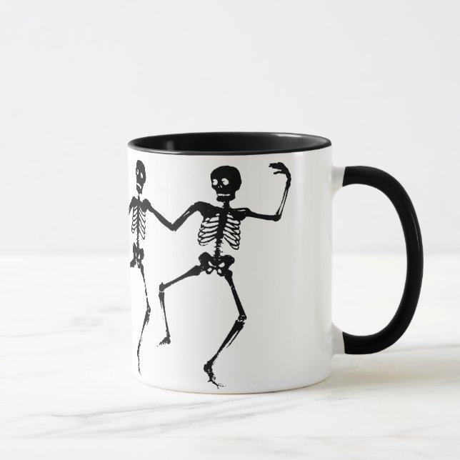 Mug Squelettes de danse (Halloween) (Droite)