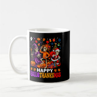 Mug Squelettes de Hallothanksmas Halloween Thanksgivin