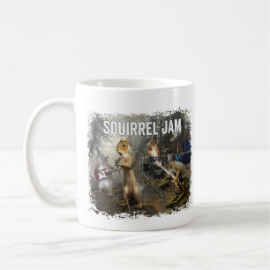 Mug Squirrel Jam - drôle de groupe de rock
