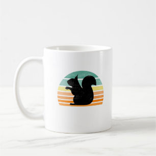 Mug Squirrel Whisperer Retro Sunset Silhouette Vintage
