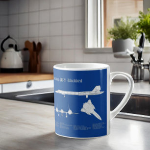 Mug SR-71 Blackbird - Plan directeur de l'avion ABD