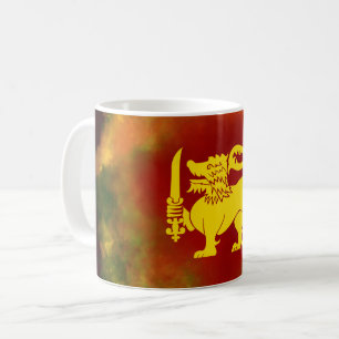 Mug Sri Lanka Drapeau Lion design pour Sri Lankais