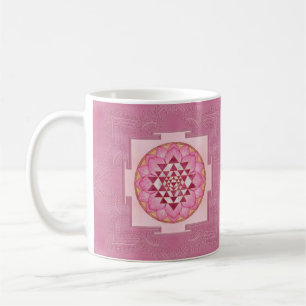Mug Sri Yantra / Sri Chakra au lotus